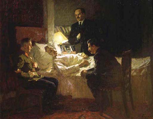 Stalin visits Gorky