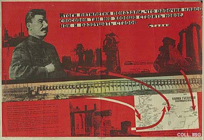 The workers' class can build new as well as he can destroy obsolete. Stalin
