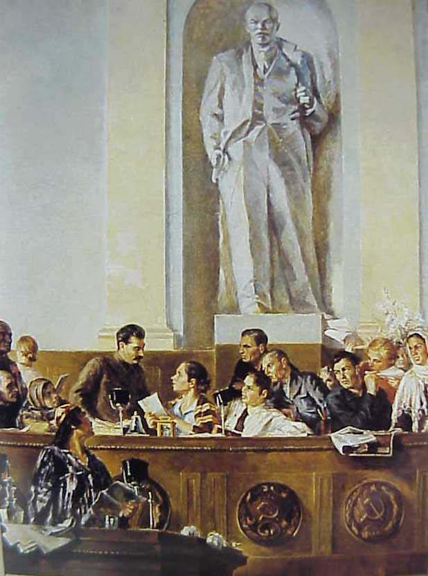 Stalin in presidium